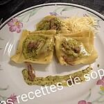 recette Raviolis au bœuf et pesto basilic