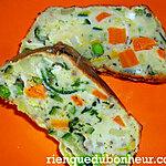 recette Cake multicolore au chèvre