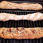 recette Baguette à l'Huile d'Olive et Tomates séchées