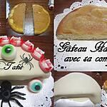 recette Gâteau Halloween avec sa compotée.