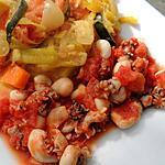 recette Fricassée aux calamars et curry de légumes