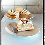 recette gâteau de fromage blanc revisité pomme-rhum-chocolat