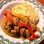 recette Sauté de porc à la chinoise