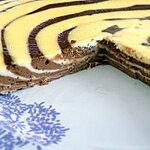 recette Cheesecake zébré choco/vanille (régime dukan)