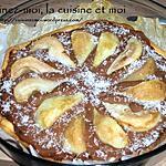 recette Tarte poire-choco