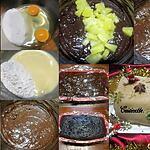 recette Bûche chocolatée à l'ananas.micro-ondes..
