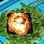 recette TARTINE DE CHEVRE CHAUD