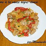 recette Porc à la sauce aigre-douce