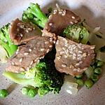 recette SASHIMI DE THON AUX GRAINES DE SESAME