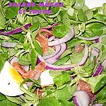 mache : recette Mâche à la truite fumée