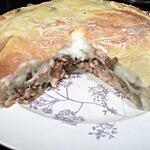 recette Tourte poulet et champignons (régime dukan)