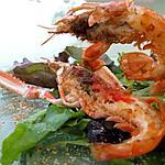 recette langoustines parfumées sésame.