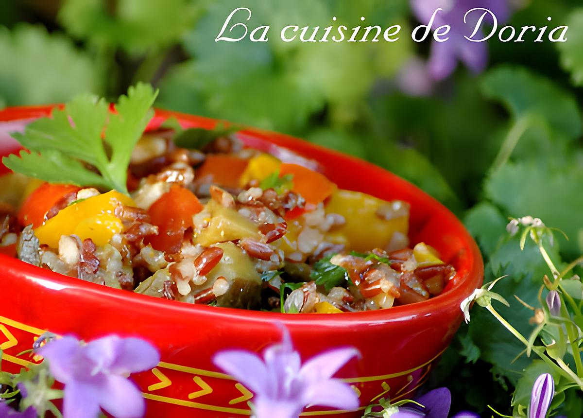 recette Riz camarguais et ses petits légumes