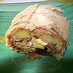 recette strudel jambon-pommes-raisins
