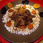 recette Tajine de joue de boeuf aux fruits et légumes