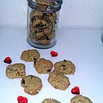 recette Cookies beurre de cacahuète raisin sec noix de coco