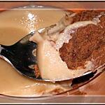 recette Panna cotta à la crème de marron sur fondant au chocolat