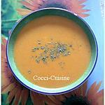sauce soja : recette Soupe crémeuse aux carottes