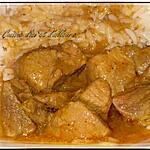 recette Saute de porc au curry