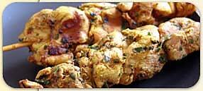 recette Brochettes de poulet marinées