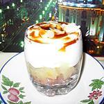 recette verrine de poires et petits suisses