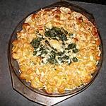 recette coudes a la florentine ( recette pour les enfants pour leur faire aimer les legumes )
