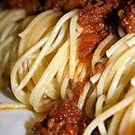 sauce : recette MES PATES A LA BOLOGNAISES....MEILLEUR, TU MEURS!!!!