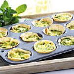 gruyère : recette MINI QUICHE AUX LARDONS ET COURGETTES