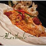 recette Repas de poulet fajitas en papillote