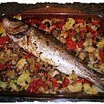 recette loup de mer au four