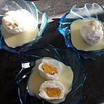 recette Ile flottante coeur moelleux à l'orange (régime dukan)