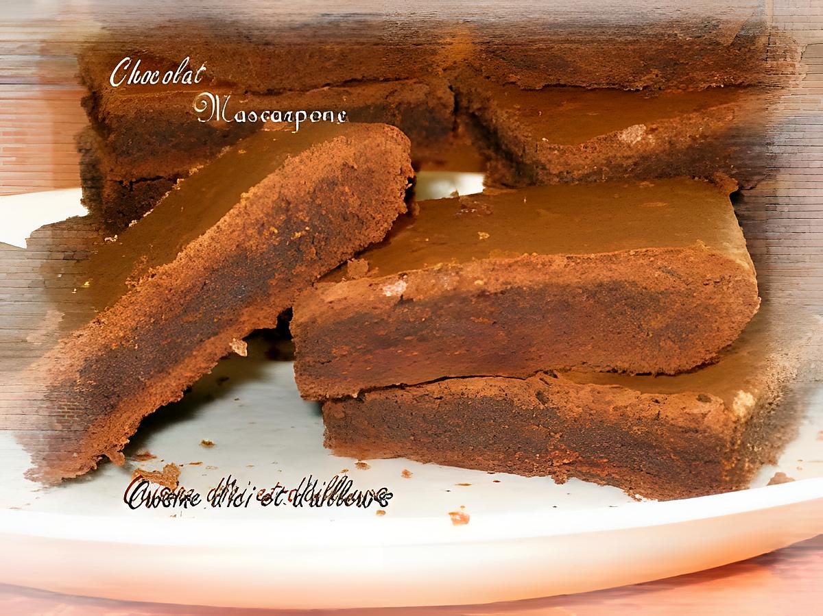 recette Gâteau au chocolat et mascarpone