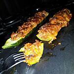 recette Courgettes farcie à la bolognaise