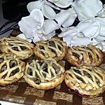 recette Minis tartes champignons de paris lard camembert
