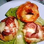 recette ROSES FEUILLETEES JAMBON CHORIZO ET MOZZARELLA