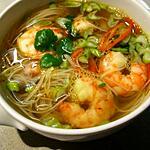 recette Soupe de crevettes à la citronnelle d'inspiration asiatique...