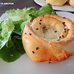 recette Roses briochées salées