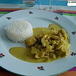 curry : recette Poulet crémeux : trop bon !
