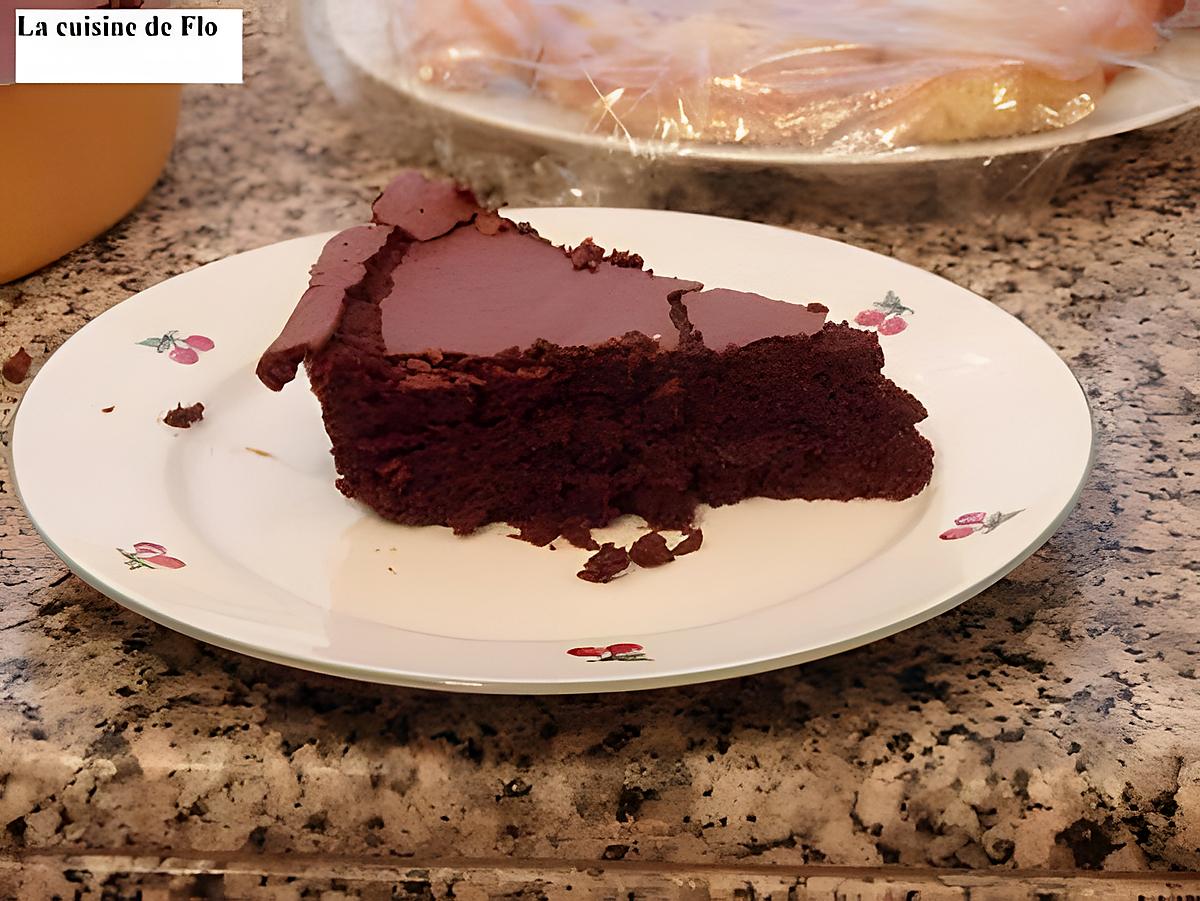 recette Gâteau fondant fort en chocolat