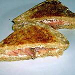 recette Croque perdu au saumon