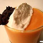 recette Velouté de potiron, chantilly à la noisette (entrée de fêtes)