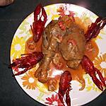 Poulet : recette poulet aux ecrevisses