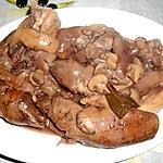 recette CIVET DE PIEDS DE PORC