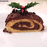 recette Bûche au chocolat rapide