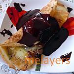 recette CREPES AUX POMMES FONDANTE A LA CREME ANGLAISE ET SON CHOCOLAT CHAUD
