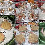 recette Coquilles St Jacques aux crustacés.béchamel.