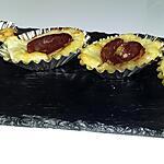 recette Barquette apéritive au foie gras confit de figue et tranche de canard séché