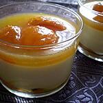 Crème : recette Splendide Verrine: Crème de calissons (maison) et oreillons d'abricots confits