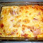 recette gratin de mais au jambon
