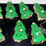 recette Petits gâteau sapin de Noël